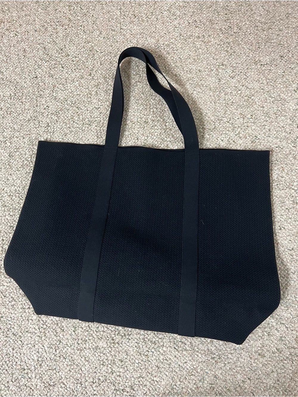 a new day Black Textured Tote with Tag